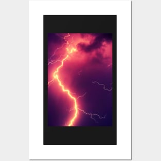 Lightning Strike Posters and Art